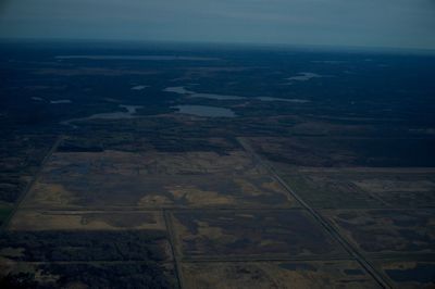 Aerial view of landscape