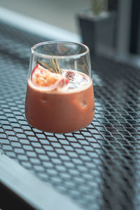 Close-up of drink on table