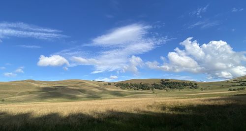 Panoramic view of landscape against sky