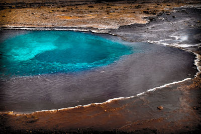 View of rippled water