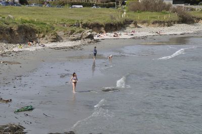 People at beach