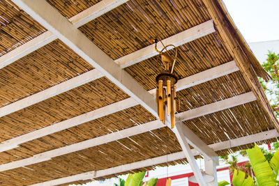 Low angle view of ceiling of building