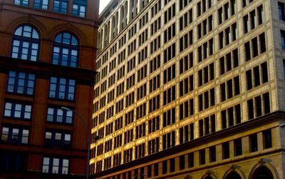 Low angle view of residential building