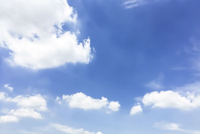 Low angle view of clouds in sky