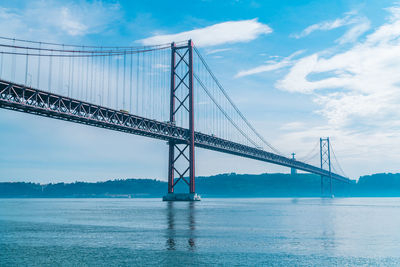 Ponte 25 de abril in lisbon, portugal