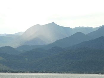 Scenic view of mountains