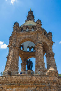 Low angle view of a temple