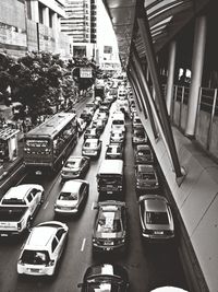 Cars on road