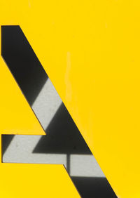 Full frame shot of yellow wall