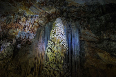 Low angle view of cave