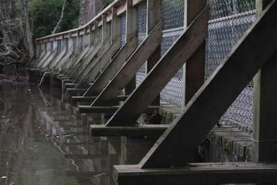 Footbridge over water