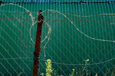 Full frame shot of chainlink fence