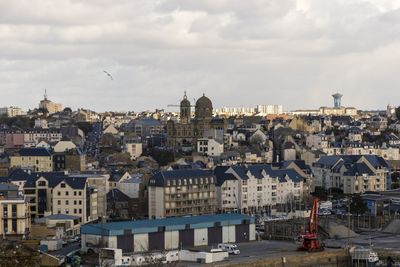 Cityscape against sky