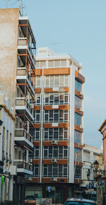 Low angle view of building against sky