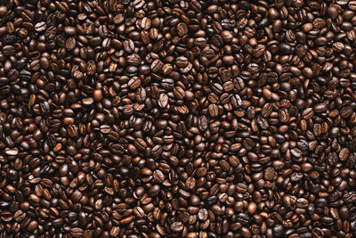 Full frame shot of coffee beans