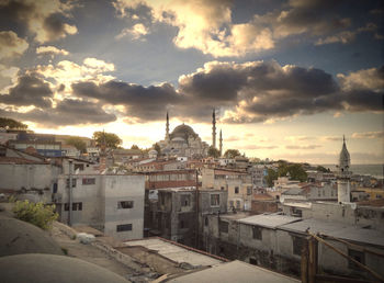 View of church against cloudy sky