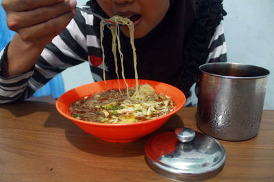 Close-up of food in bowl