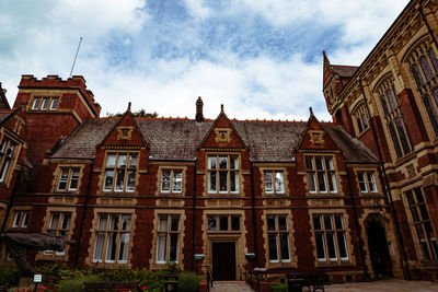 Low angle view of building against sky