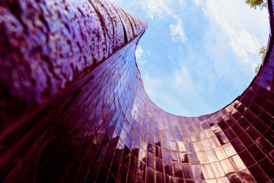 Low angle view of buildings against sky