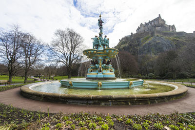 Fountain in park