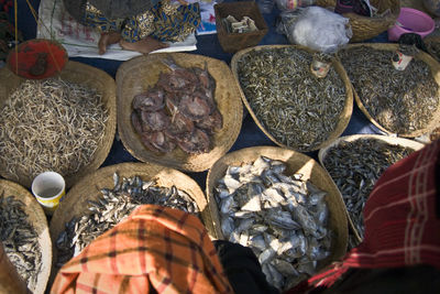 Close-up of food for sale at market stall