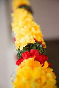 Close-up of yellow flower bouquet