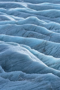 Full frame shot of snow covered landscape