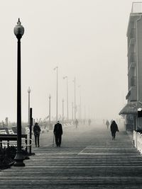 Morning stroll in fog