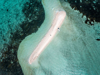 Aerial view of sea