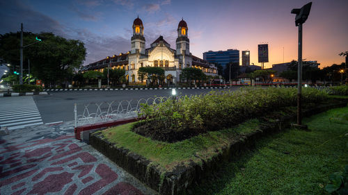 Lawang sewu a heritage building in semarang city, central java