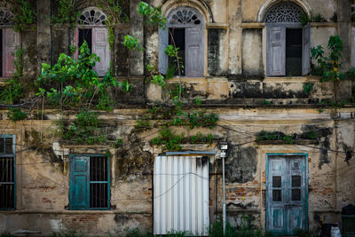 Exterior of old building