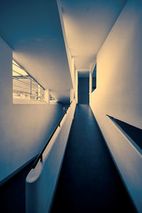 Empty corridor of building