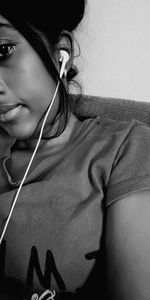 Close-up portrait of a woman