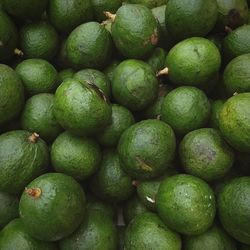 Full frame shot of fruits in market