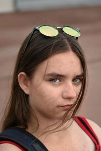 Close-up of young woman