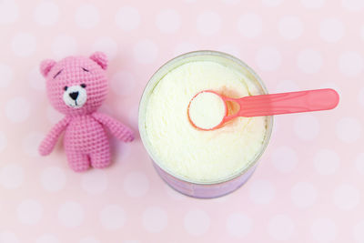 Close-up of stuffed toy on table