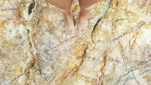 Close-up of woman in bikini