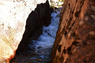 Rock formations by sea