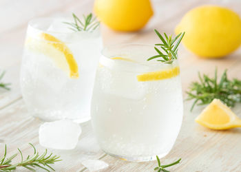 Close-up of drink on table