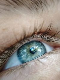 Extreme close-up of human eye