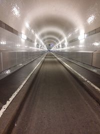 Illuminated tunnel