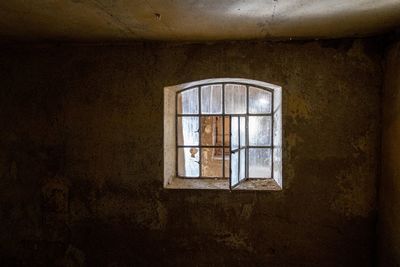 Interior of abandoned house