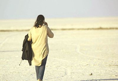 Woman on beach