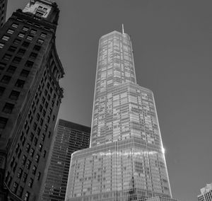 Low angle view of buildings against sky