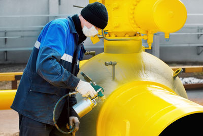 Man working in factory