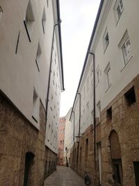 Low angle view of buildings against sky