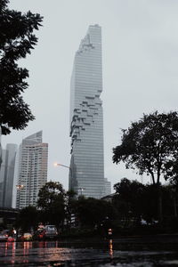 Low angle view of buildings against sky