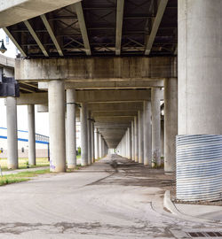 Underneath view of bridge