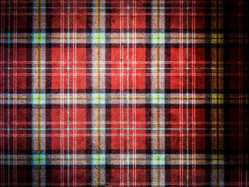 Full frame shot of checked patterned textile