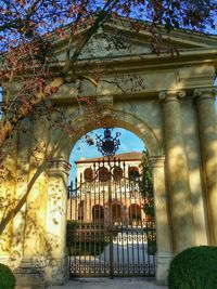 View of archway